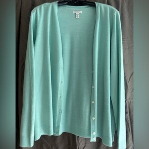Croft & Barrow Blue Cardigan Sweater